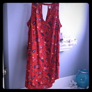 Tuscan floral print dress